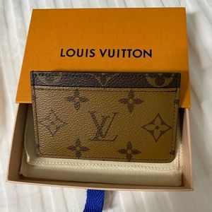 Monogram Reverse Card Holder